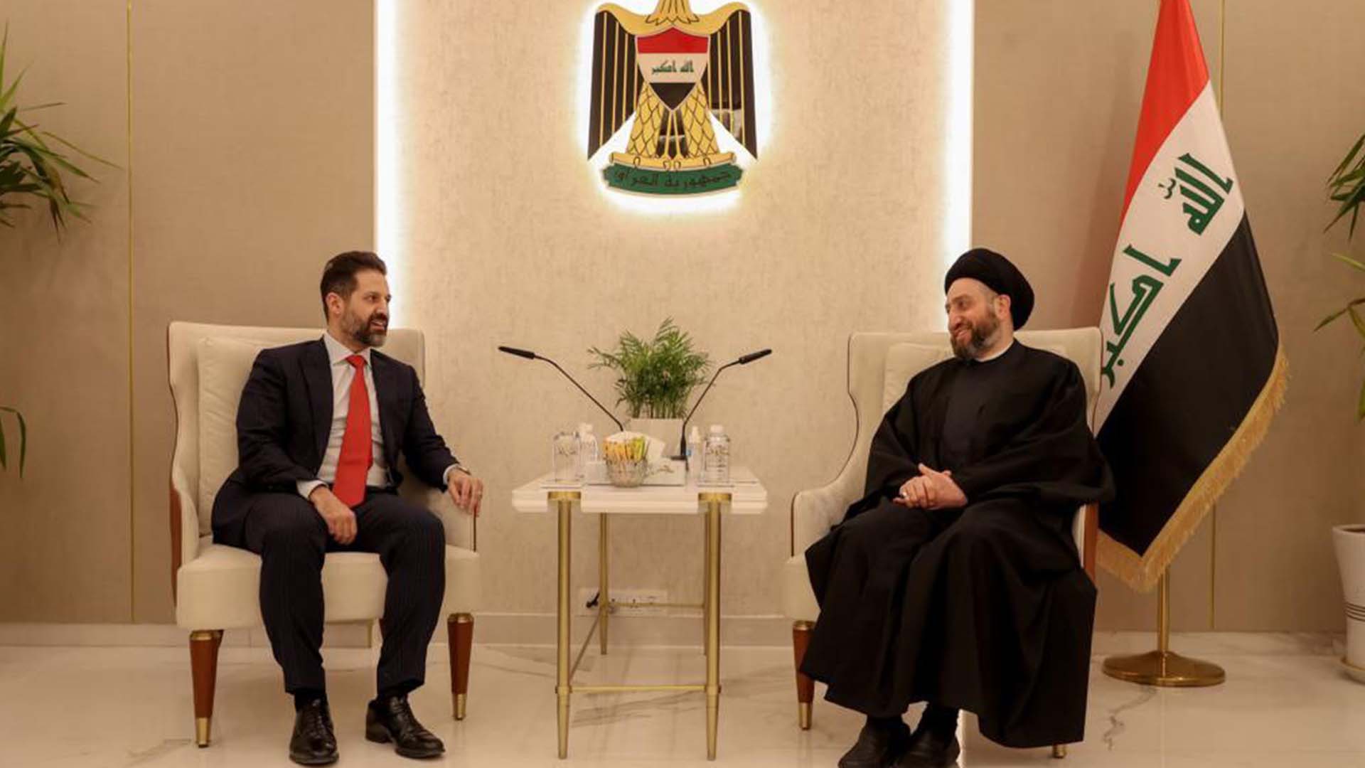  Qubad Talabani in the meeting with Ammar Al-Hakim